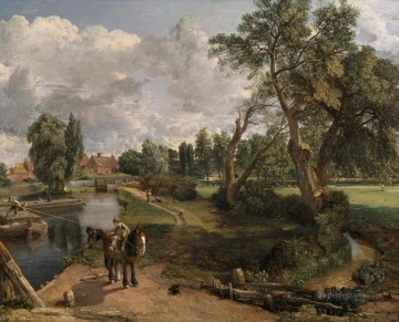 Flatford Mill CR Romántico John Constable Pinturas al óleo